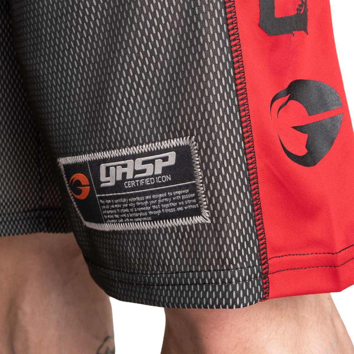 GASP No.1 Mesh Shorts - Breathable Gym Shorts with Loose Fit